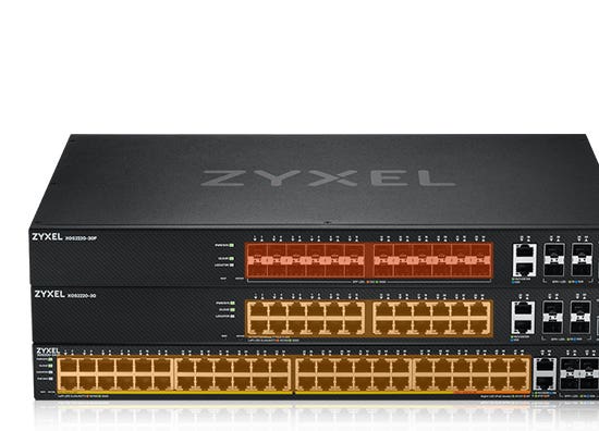 Zyxel 24-Port GbE L3 Access PoE+ Switch with 6 10G Uplink (400 W)  (XGS2220-30HP)